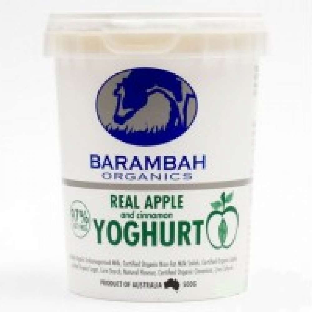 Barambah Organic Yoghurt - Apple & Cinnamon