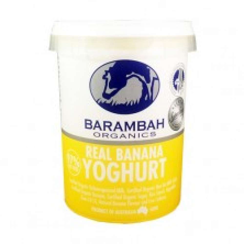 Barambah Organic Yoghurt - Banana