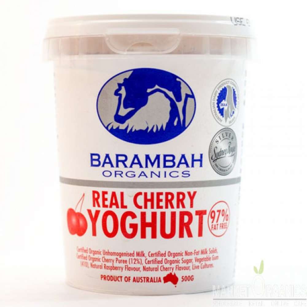 Barambah Organic Yoghurt - Cherry
