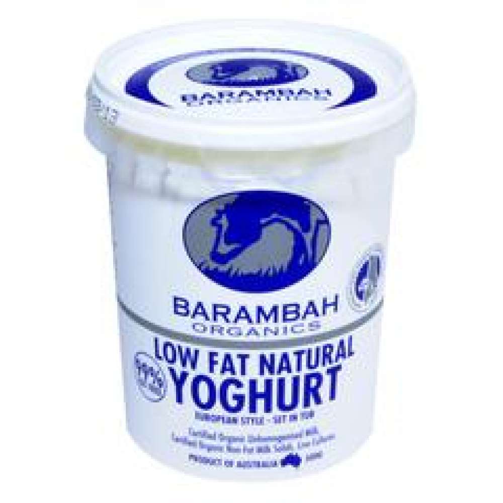 Barambah Organic Yoghurt - Low Fat