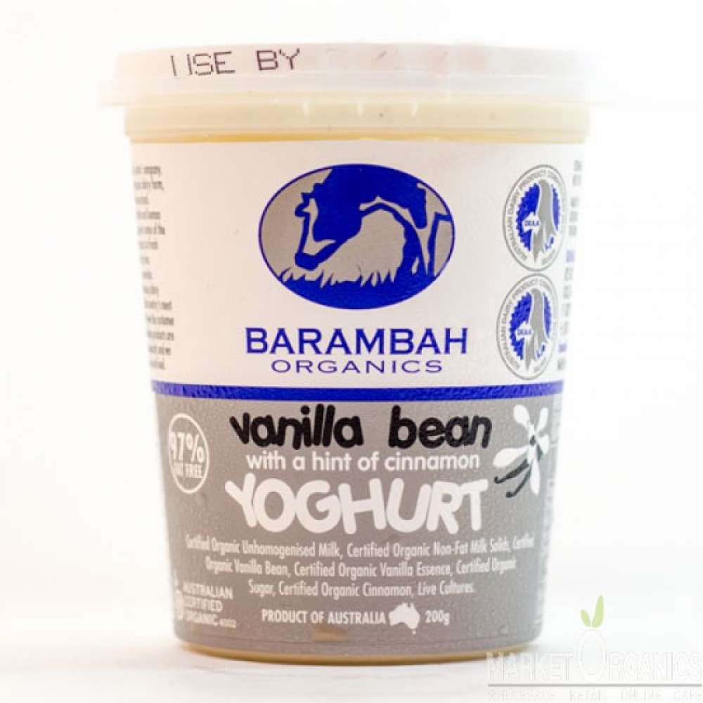 Barambah Organic Yoghurt - Vanilla Bean
