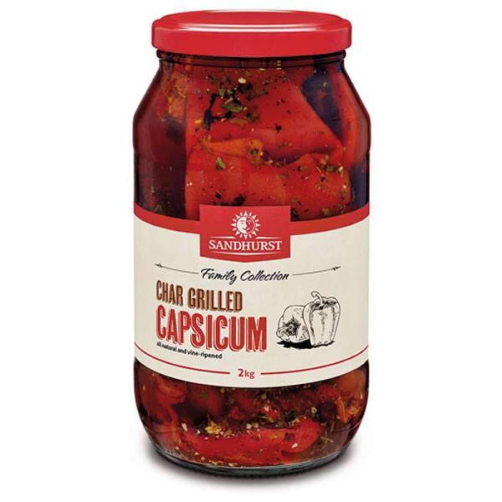 Sandhurst Char Grilled Capsicum 2kg