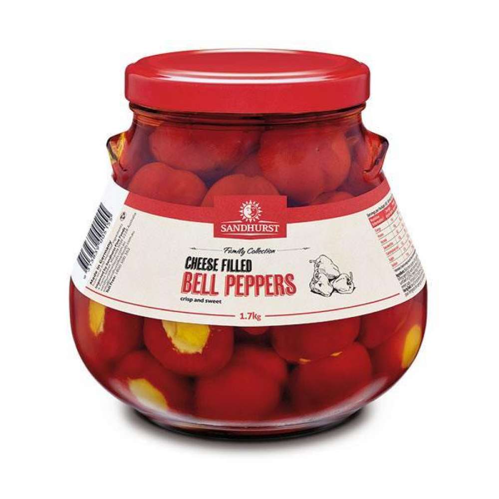 Sandhurst Cheese Filled Bell Peppers 1700g