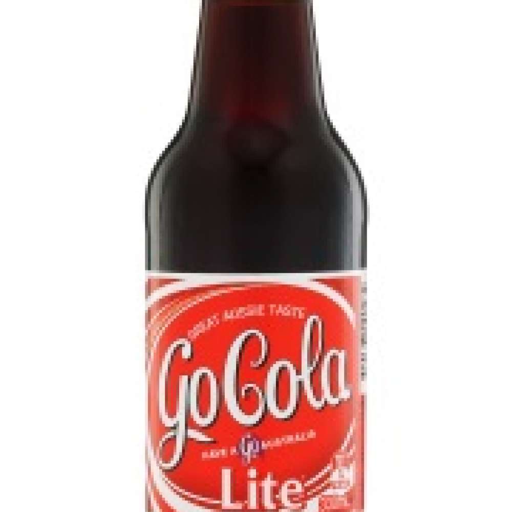 Berts Go Cola Lite Glass Bottle