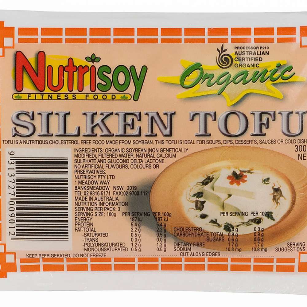 Nutrisoy Organic Silken Tofu 300g