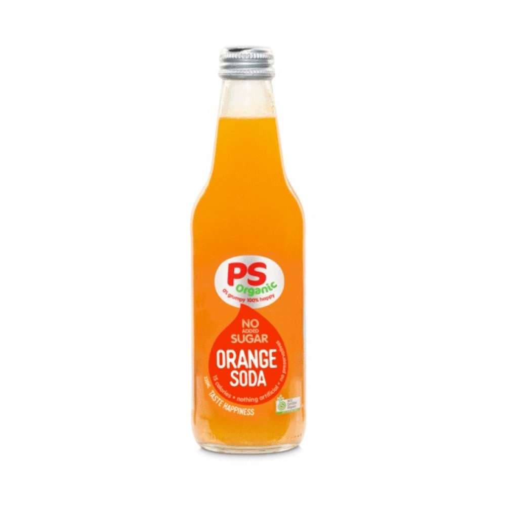 PS Organics No Sugar Orange Soda