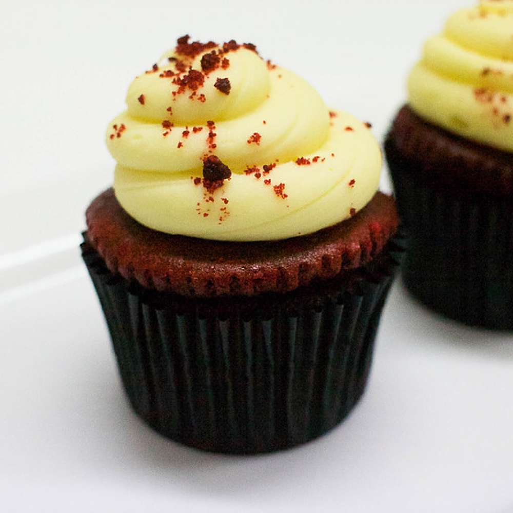 Individual Red Velvet Cupcakes