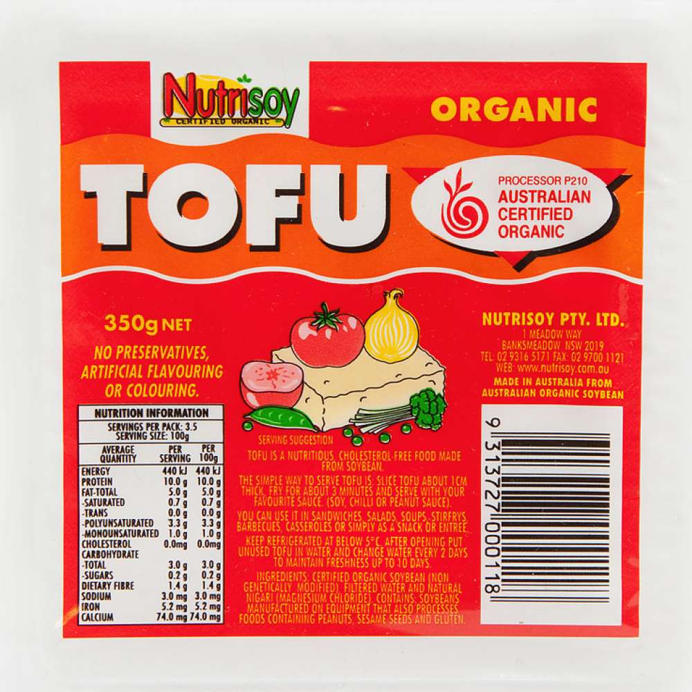 Nutrisoy Organic Tofu 350g