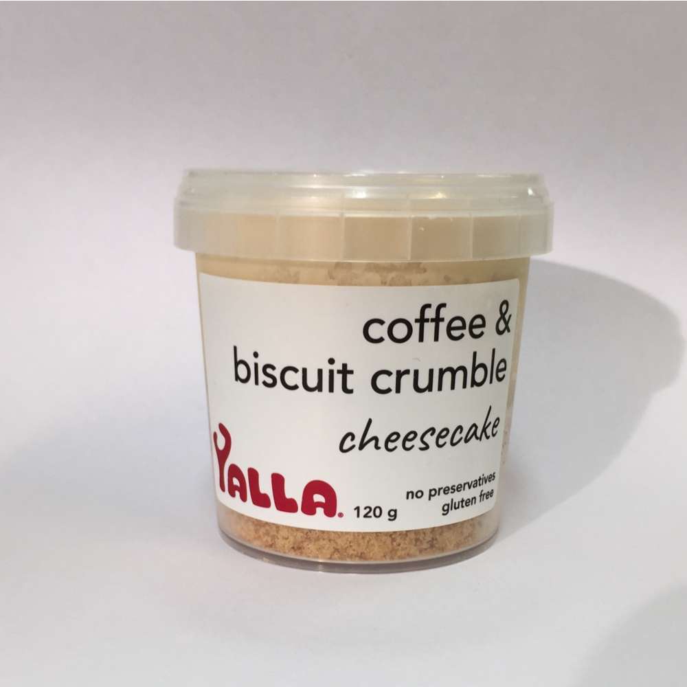 Coffee & Biscuit Crumble Cheesecake