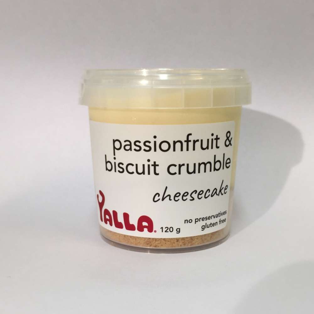 Passionfruit Cheesecake & Biscuit