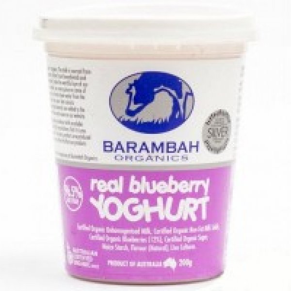 Barambah Organic Yoghurt - Blueberry