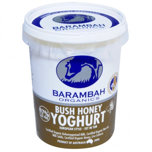 Barambah Organic Yoghurt - Bush Honey