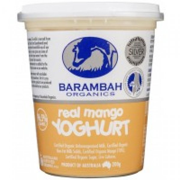 Barambah Organic Yoghurt - Mango