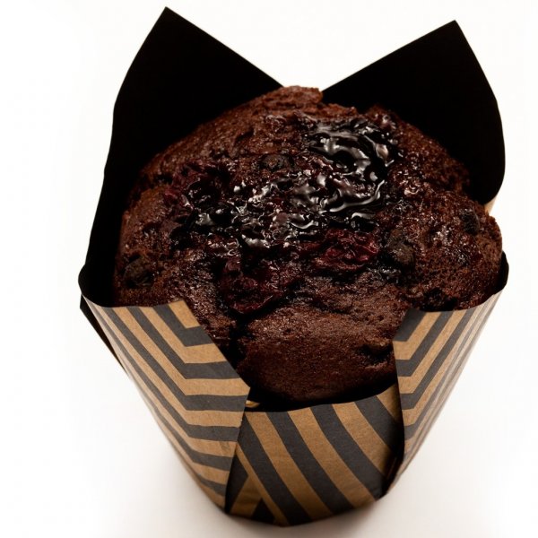 Bob & Pete's Sour Cherry Choc Muffin