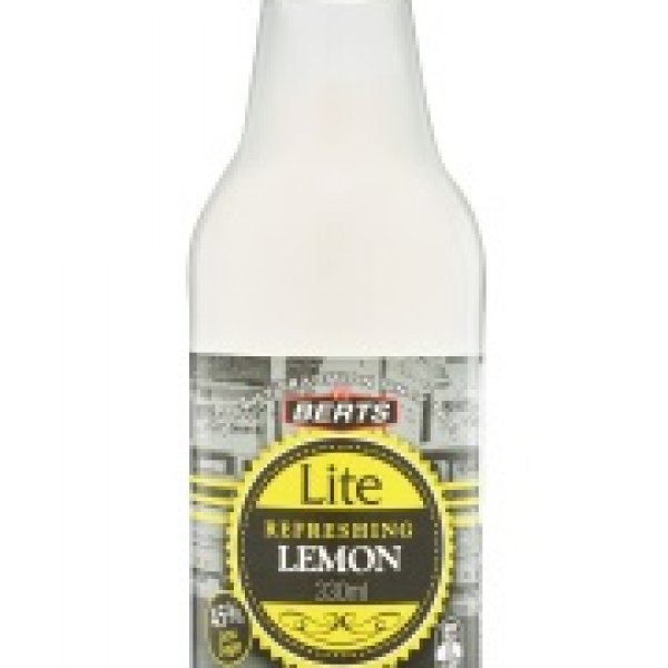 Berts Lemon Lite Glass Bottle