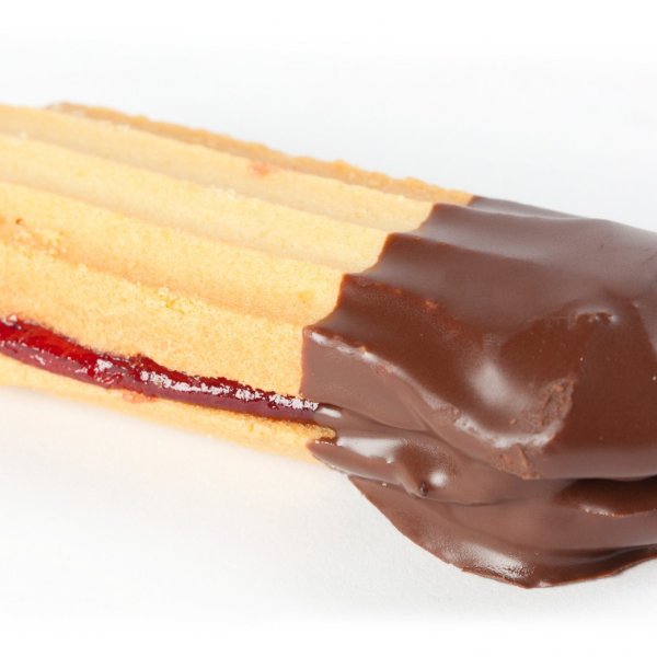 Bob & Pete's Chocolate & Jam Shortbread Fingers