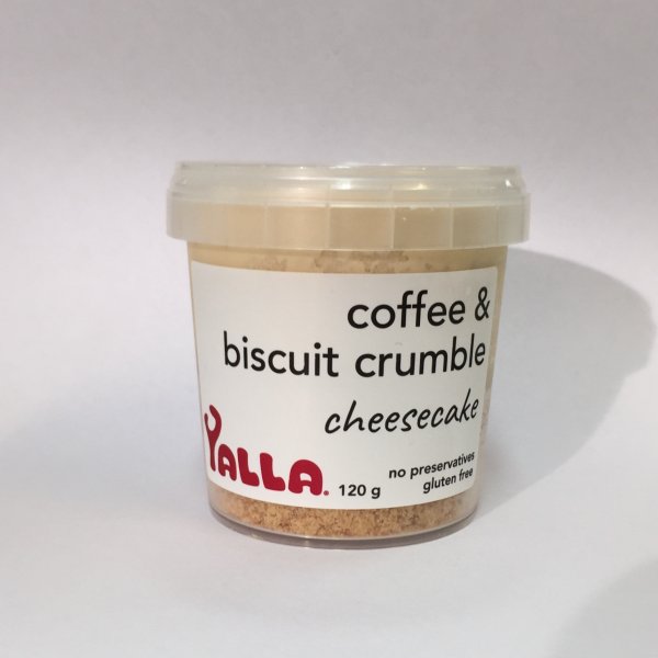 Coffee & Biscuit Crumble Cheesecake