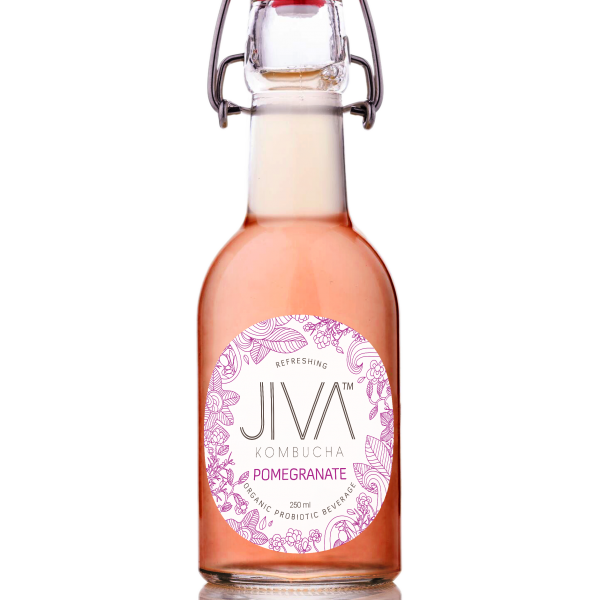 JIVA Pomegranate Kombucha