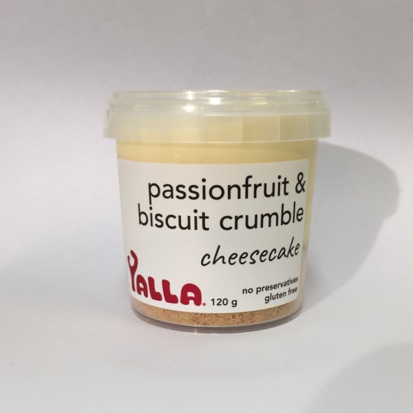 Passionfruit Cheesecake & Biscuit