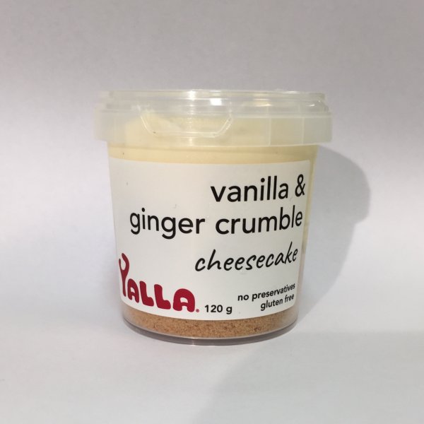 Vanilla Cheesecake & Ginger Biscuit