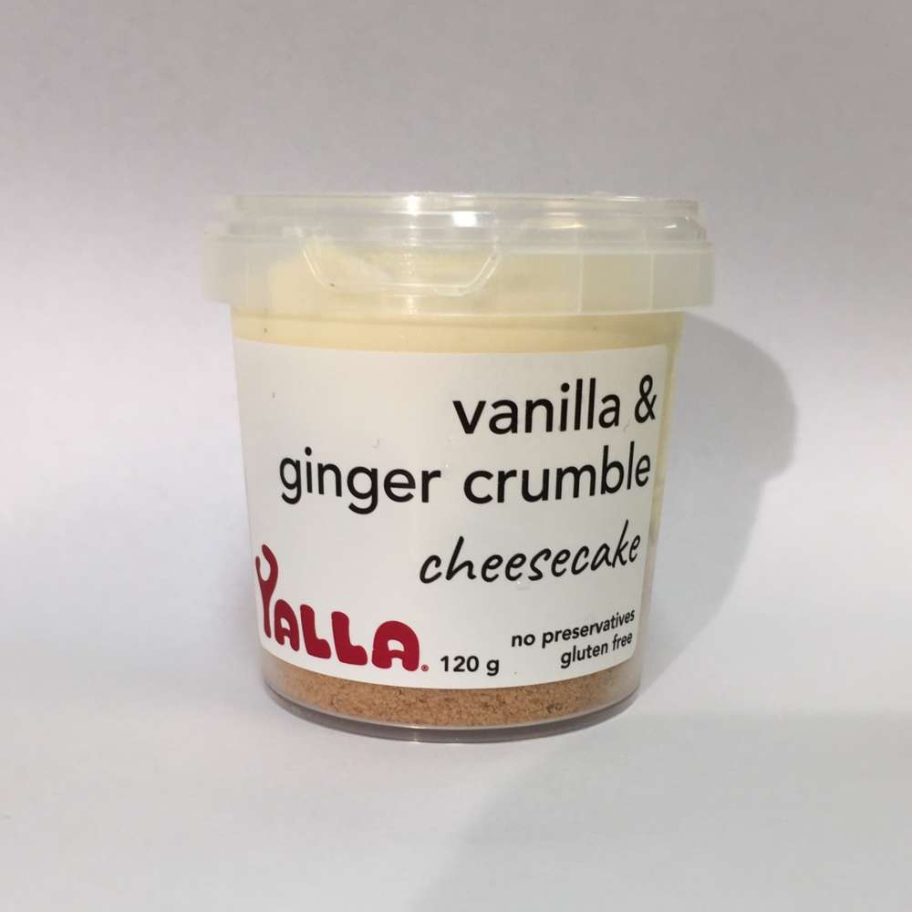 Vanilla Cheesecake & Ginger Biscuit